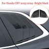 MUXEE 2Pcs Rear Side Window Louvers Air Vent Scoop Shades