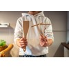 Chinchilla® Crêpes distributor and spatula set, practical kitchen aid for
