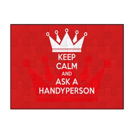 Makoroni - Keep Calm and Ask A HANDYPERSON - Jigsaw Puzzle 30 pcs, DesP73