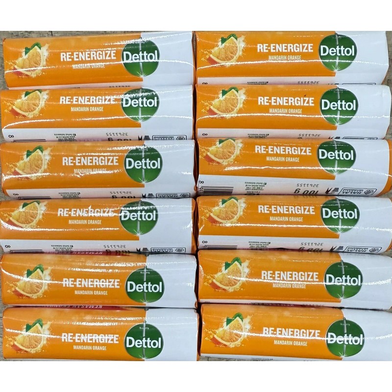 Dettol 12pc Dettol Fresh Bar Soap, 100 gm Free Shipping