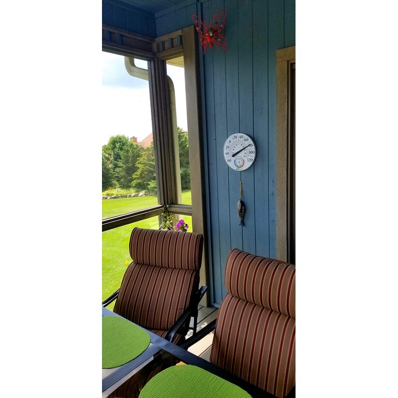 Headwind Consumer Products 840-1212 EZREAD Dial Thermometer/Hygrometer, White