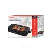 AIWA Watt Indoor Smokeless Grill 5 Temperature Settings Cleaning, Black