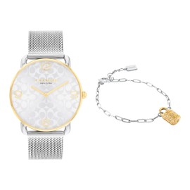 Coach 14000117 Women's Wristwatch, Silver, Silver