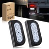 Nilight 6 Inch Oval Trailer Tail Light with Flush Mount