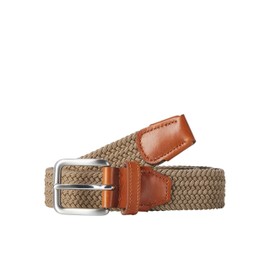 JACK & JONES Men's Jacspring Woven Belt, Beige (Incense Incense), 105