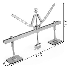 Bestauto Dent Pull Lever Bar Kit Fit for Both Aluminum and Steel Dent Pulling (750MM)
