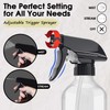 2 Packs Plastic Spray Bottles 360°Water Spray Bottle for Cleaning