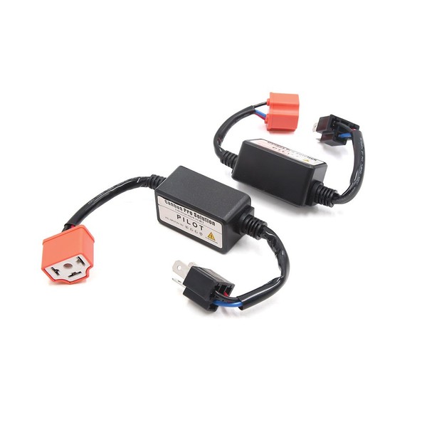 sourcing map 2Pcs Ceramic 12V H4 Car LED Canbus Error