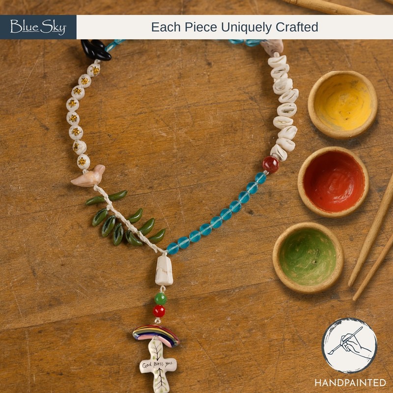 Blue Sky Clayworks Noah's Rosary Necklace