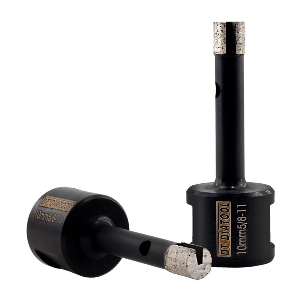 DT-DIATOOL Diamond Core Drill Bits 3/8" 2pcs - Welded Hole