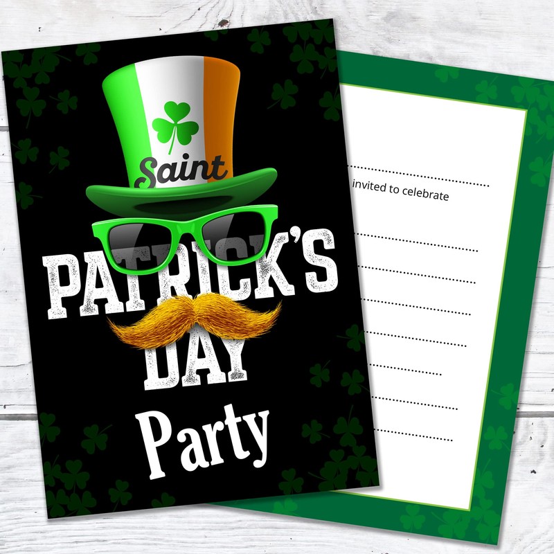Olivia Samuel 20 x St Patrick's Day Party Invites from