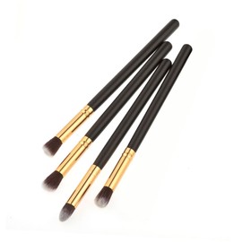 Baluue 12pcs Cosmetic Eyeshadow Brush Set Portable Makeup Tool Kit for Blending Soft Horse Hair for Travel and Everyday Use for Eye Makeup Application