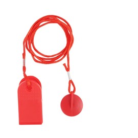 Aifrymne Universal Treadmill Safety Key - Emergency Stop Magnet Key Replacement Compatible with Most Major Brands ， Durable ABS Plastic, Secure Clip, Red