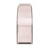 Fan Shape Storage Box with Dustproof Cover Compact Acrylic Filter