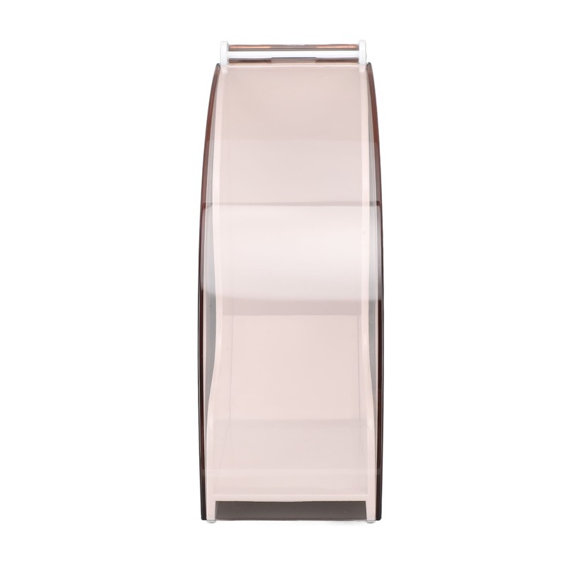 Fan Shape Storage Box with Dustproof Cover Compact Acrylic Filter