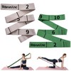 Yoga Stretch Strap with 10 Loops – Elastic Pilates Band