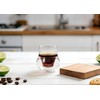 SYJAN HOME Double-Walled Espresso Cups,Small Unique Glass,Set of 2, 4oz