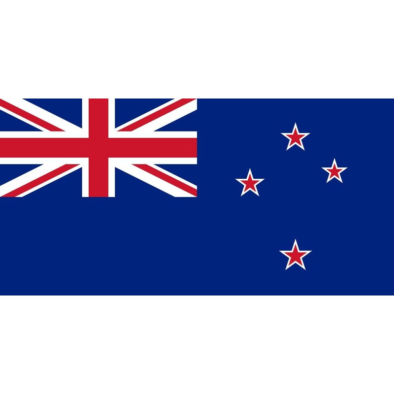 SHATCHI New Zealand All Blacks Kiwi National Flag Cricket Football
