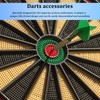 CATELL Pack of 200 Plastic Dart Tips, Replacement Tips, Soft