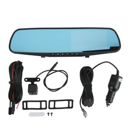 Mirror Dash Cam Backup Camera for Car, 1080P FHD Smart Rearview Mirror, Driving Recorder, 170 ° Wide Angle, Backlight Display, Motion Detection, Backlight Display