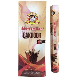 Original Metromilan Bakhoor Incense Sticks 6 Rolls (20 Sticks each) 120 Sticks!