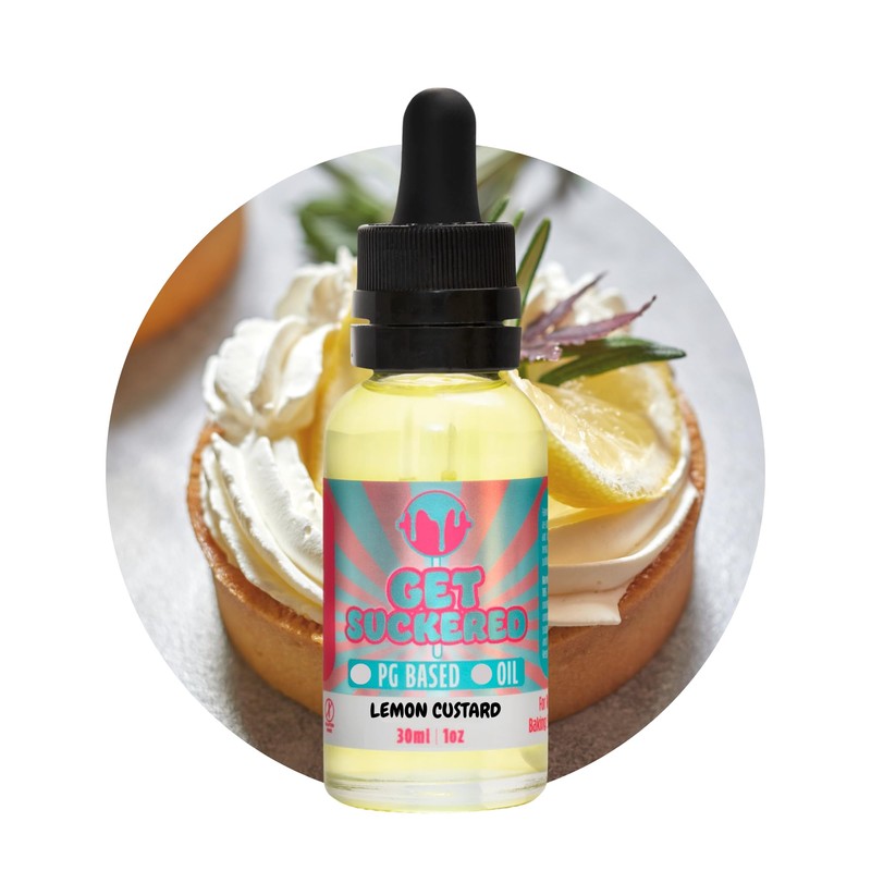 Get Suckered Lemon Custard Flavoring Oil - 30 ml