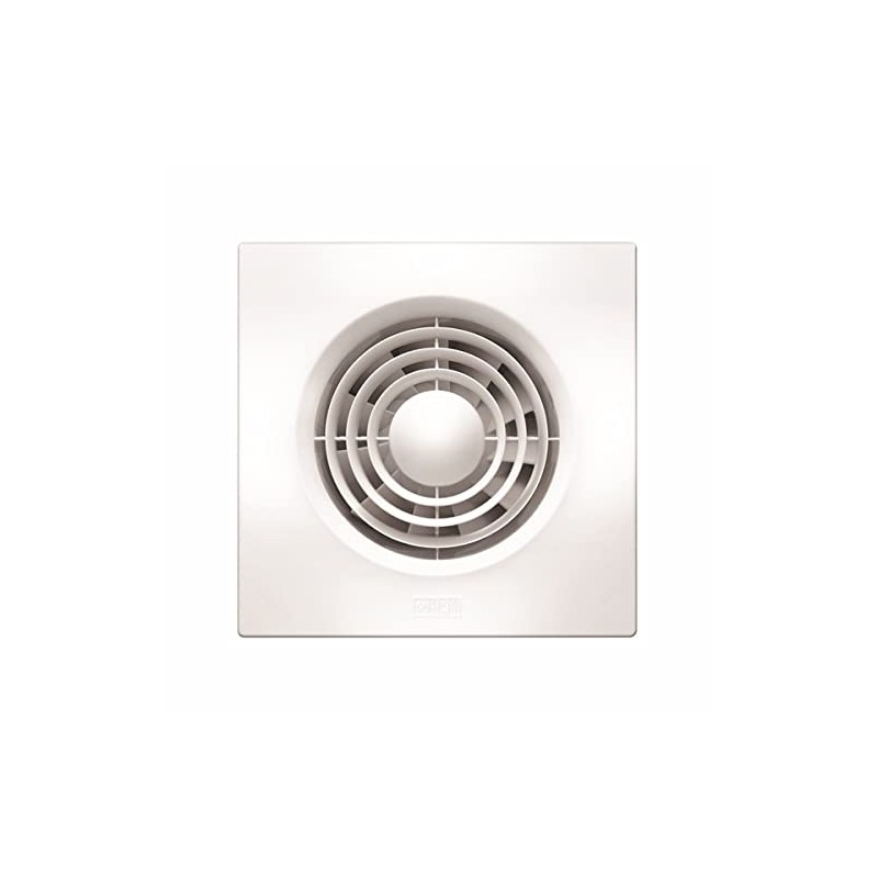 HPM Wall Exhaust Fan Kit with Duct and Grille, 100