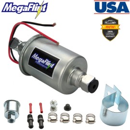 Megaflint 12V Universal Electric Fuel Pump Gas Diesel High Pressure 5-9 PSI E8012S Trucks