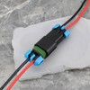 Micro Traders 4PCS 2-Pin Car Fan Plug Wiring Harness Male