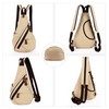 HuxFam Canvas Sling Bags Crossbody Sling Backpack for Men Women