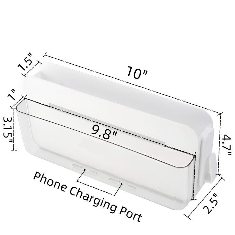 GWEOBZ Adhesive Remote Control Holder Wall Mounted Phone Charging Holder