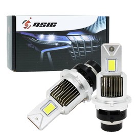 D2S LED Headlight, Pon, D2R, Vehicle Inspection Compatible, Explosive Light, 10,000 LM, 45W, Built-in Canceller, Bright, White, 6,500K