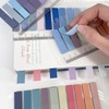 200 Pcs Blue Sticky Index Tabs,Writable and Repositionable Book Flags