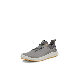 ECCO Men's Core Lace Waterproof Golf Shoe, Wild Dove/Steel, 11-11.5