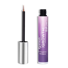 Eyelash Serum, Eyebrow Serum, Highly Effective Eyelash Enhancement and Extension with Natural Eyelash Serum, Gives You Longer, Thicker and Stronger Eyelashes Without the Use of Hormones