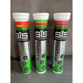 Science in Sport Hydro GO electrolyte tablets-3 Flavor bundle-60 tabs total