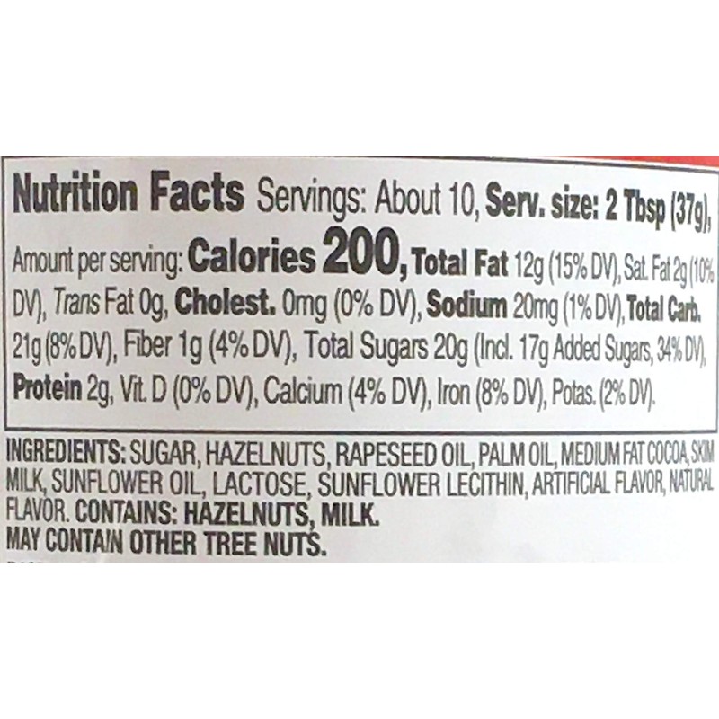 Berryhill Hazelnut Spread 13 Oz. (2 Containers)