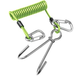EEBBL Scuba Diving Reef, Scuba Diving Reef Stick, Anti-seawater Corrosion Double Scuba Diving Reef Hooks Scuba Diving, 316 Stainless Steel Reef Cord Hook, Green