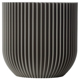 3D Vase Cloe Orchid Pot, Herb Pot, Planter, Shatterproof, Sustainable, Waterproof (Light Grey)