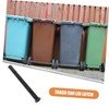 Gatuida 8pcs Trash Can Lid Latch Accessories Plastic Hinged Pins