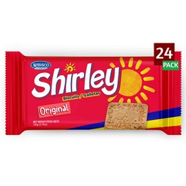 Wibisco Shirley Biscuits, Original, 3.7, Coconut (Pack of 24)