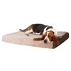 PETMAKER Memory Foam Dog Bed with Removable Cover, Large
