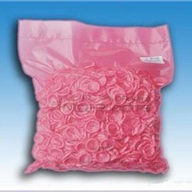 Pink Natural Latex Rubber Finger Cots Powder-Free Touch Screen Compatible (100/Pack)