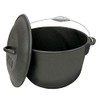 Bayou Classic 6-qt Pre-Seasoned Cast Iron Covered Soup Pot w/Domed