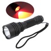 Aluminium Alloy Portable LED Tactics Flashlight Waterproof Hunting Torch Equipmentred
