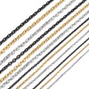 Topacket 33Feet Stainless Steel Necklace Chains Cable Link Chains for