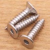 M6 x 16mm Flat Socket Cap Head Self Tapping Screws,
