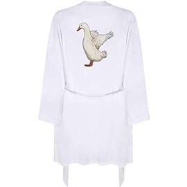 Azeeda Large 'Flapping Duck' Adult Dressing Robe/Gown (RO00054745)