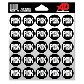 Award Decals Football Pick 6 Sticker Set (100 Decals) The Original Award Decals Premium 20mil Thick 1" Helmet Decals Made in The USA Since 1976