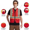 A-KSAFETY High Visibility Safety Vest for Men Women with Pockets
